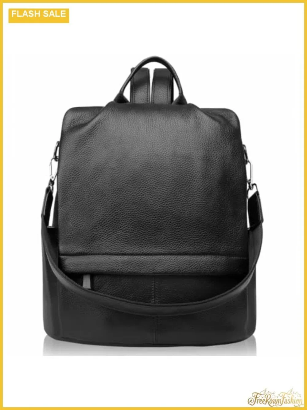 Genuine Leather Anti-Theft Backpack Purse for Women Convertible Daypack